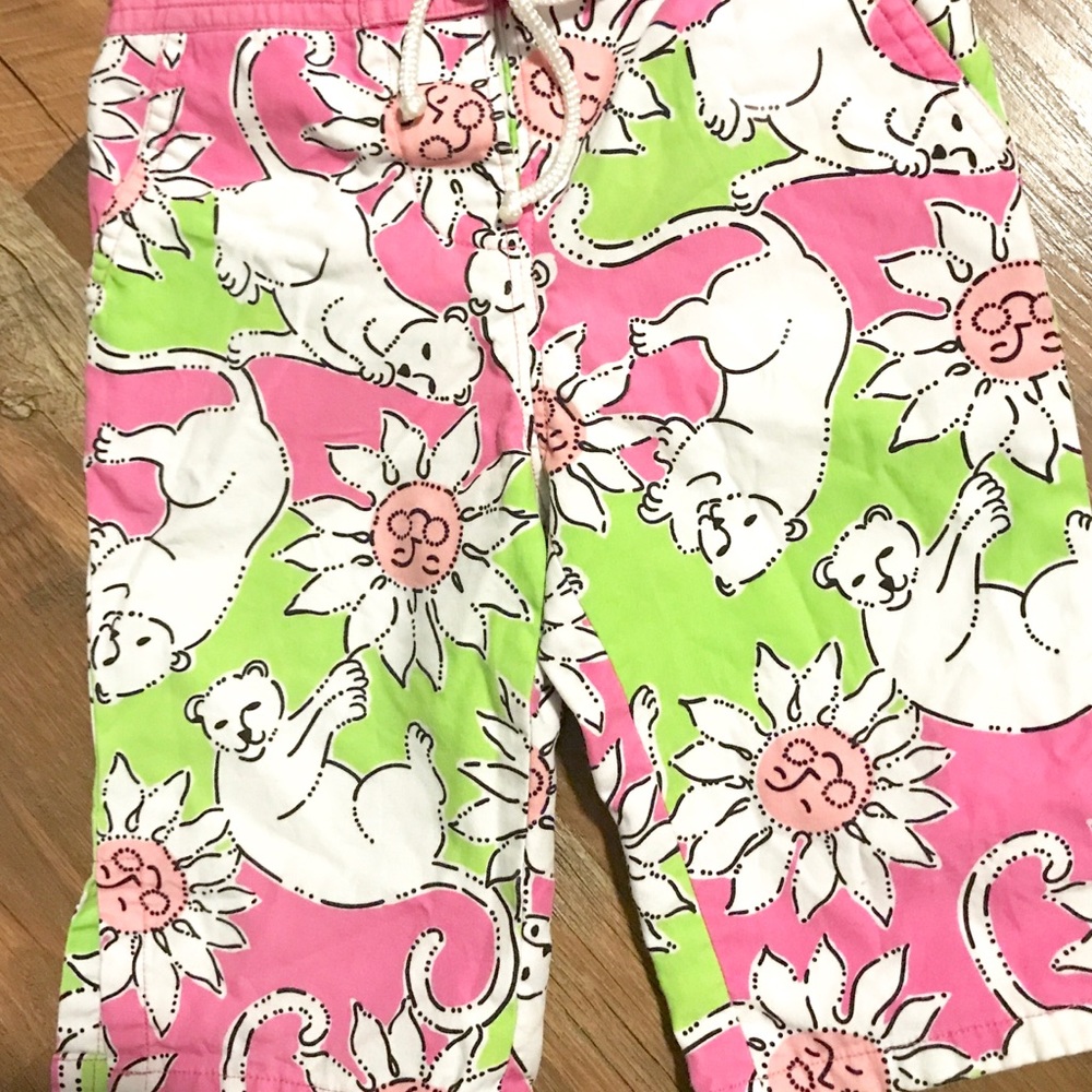 Lilly Pulitzer Sun Jungle Cats toddler shorts